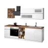 Moderne komplette Küche im linearen Design 256 cm modular Unica Kosten