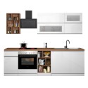 Moderne komplette Küche im linearen Design 256 cm modular Unica 
