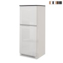 Einbau-Kühlschrankverkleidung mit 2 Türen, Küchenschrank 60x60x164,5h Halser Angebot