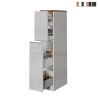 Apothekerschrank mit 2 Gewürzschubladen für moderne Küche 30x60x164,5 Trym Aktion