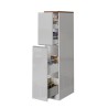Apothekerschrank mit 2 Gewürzschubladen für moderne Küche 30x60x164,5 Trym Kosten