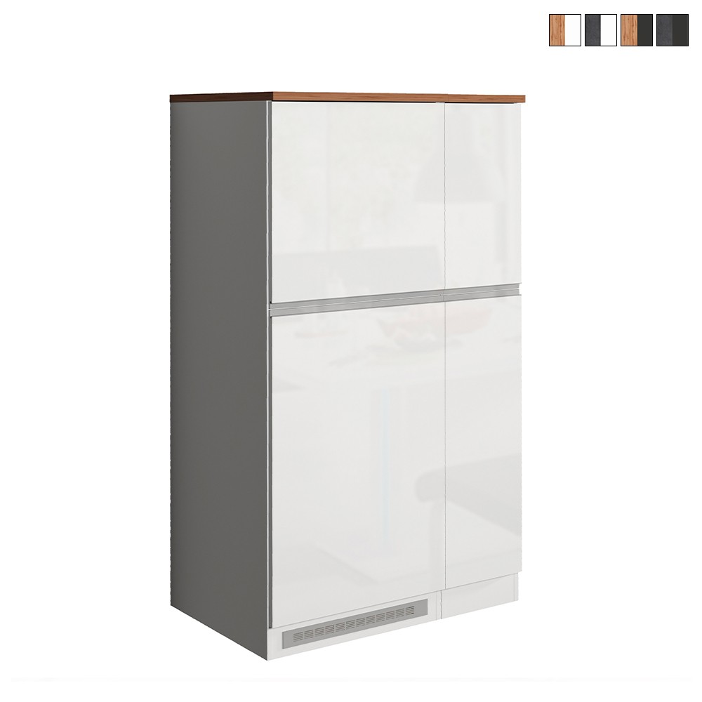 Set Möbel Abdeckung für eingebaute Kühlschränke und linear Küchentür Gewürzregal Fist