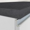 Kücheninsel 3 Türen für moderne Küche 155x90x90cm mit Tisch Deaton 