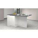 Kücheninsel mit Tisch für moderne Küche 2 Türen 160x90x90cm Grover 