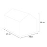 Serra in Polycarbonat für den Außenbereich 290x570-640x220h Sanus WXL Maße