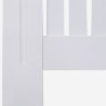 Heizkörperverkleidung aus Holz, weiße Heizkörperabdeckung 78x19x81,5h Heeter M Sales
