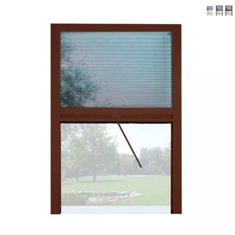 Plissee-Insektenschutz 160x160cm universell gleitend Fenster Melodie XXL Aktion