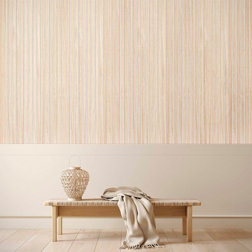4 X Dekoratives schallabsorbierendes Wandpaneel, 240 x 60 cm, Birkenholz Kover-OW