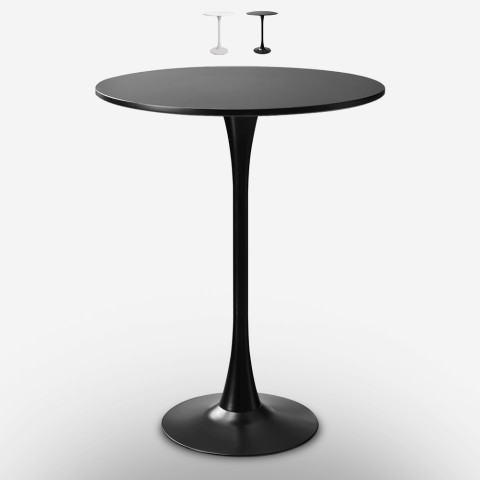 Tulipan Stil Design hohe Barhocker Tisch rund 70cm Gerbys+ Aktion