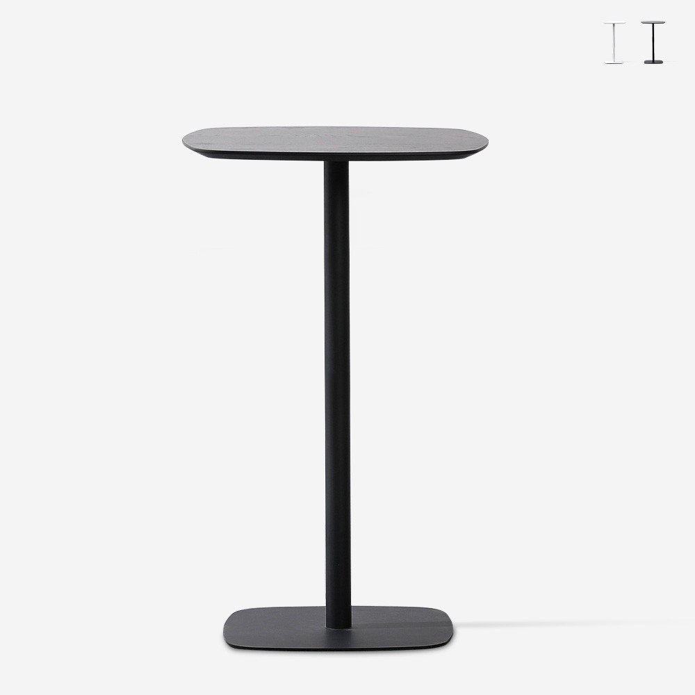Hoher Tisch für quadratische Barhocker 60x60 cm moderner Stil Arven