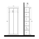 Mehrzweckschrank mit 2 Spiegeltüren für Bad, Schlafzimmer und Flur Tender Angebot