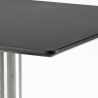 Rechteckig Bartisch 70x70 Zentraler Fuß für Bars Restaurants Hotels Horeca 