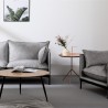 Satz 2-Sitzer-Sofa und Sessel in grauem Stoff im modernen Stil Hannover Sales