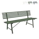 3-Sitzer klassische Eisen Gartenbank 150x57x76cm Iven Verkauf