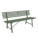 3-Sitzer klassische Eisen Gartenbank 150x57x76cm Iven Modell