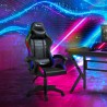 The Horde Gaming-Stuhl LED RGB ergonomische Büro Lendenkissen Kopfstütze  