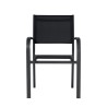Stuhl mit Armlehnen für den Außenbereich aus Aluminium und Textilene Vence. Angebot
