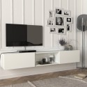 Modernes Design TV-Hängeschrank 180cm 2 Türen 1 offenes Fach Hilary Angebot