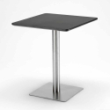 Tisch Viereckig 60x60 Zentraler Fuß Bars Bistros Horeca