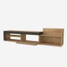 Modernes Design Hängeschrank TV 1 Tür und Regal 180x32x42cm Trella Modell