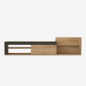 Modernes Design Hängeschrank TV 1 Tür und Regal 180x32x42cm Trella Eigenschaften