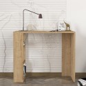 Büro Schreibtisch 3 Regale 90x40x74cm modernes Holz Netenya Sales