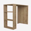 Büro Schreibtisch 3 Regale 90x40x74cm modernes Holz Netenya Angebot