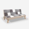 modernes Patchwork-Sofa mit 2-3 Sitzplätzen aus Stoff Kolorama+ Lagerbestand