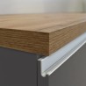 Insel für moderne Küche mit 2 Türen Holztisch 125x90x90cm Deer 