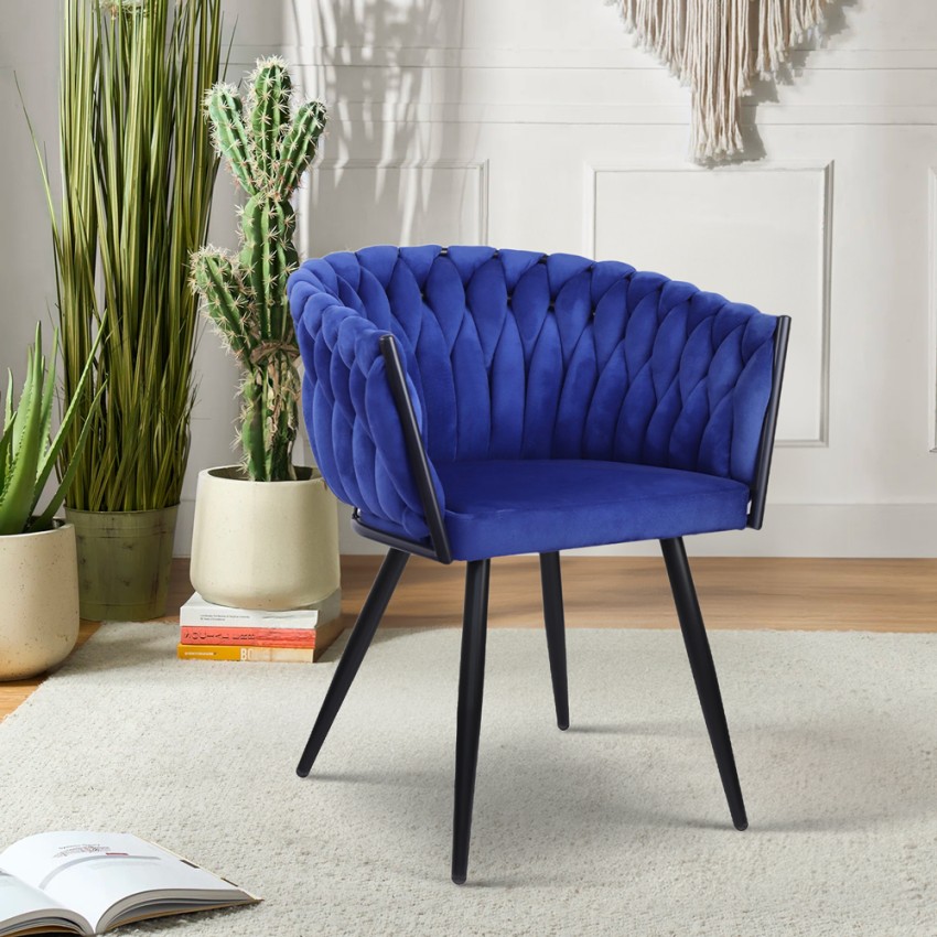 Sessel Stuhl Samt Design mit Armlehnen Küche Wohnzimmer Chantilly