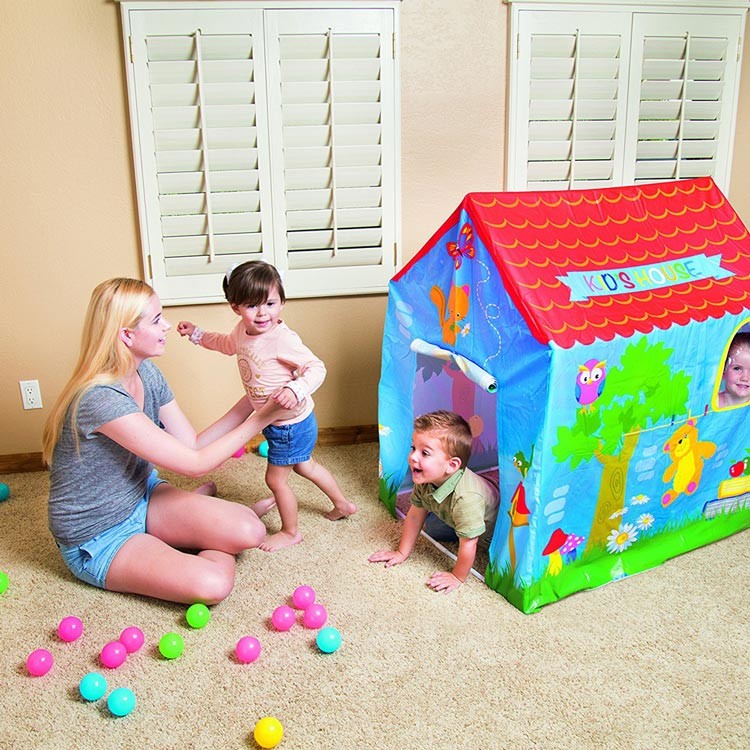 Bestway 52201 Kinder Spielhaus Garten Haus Durchsichtiges Fenster Multicolour
