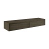 Wandregal mit 2 Schubladen Wohnzimmer modernes Design Domino Maxi 