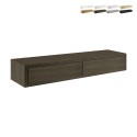 Wandregal mit 2 Schubladen Wohnzimmer modernes Design Domino Maxi Katalog