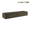 Wandregal mit 2 Schubladen Wohnzimmer modernes Design Domino Maxi Katalog