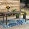Gartentisch im Freien 150x90cm aus Rattan-Polypropylen Houston Katalog