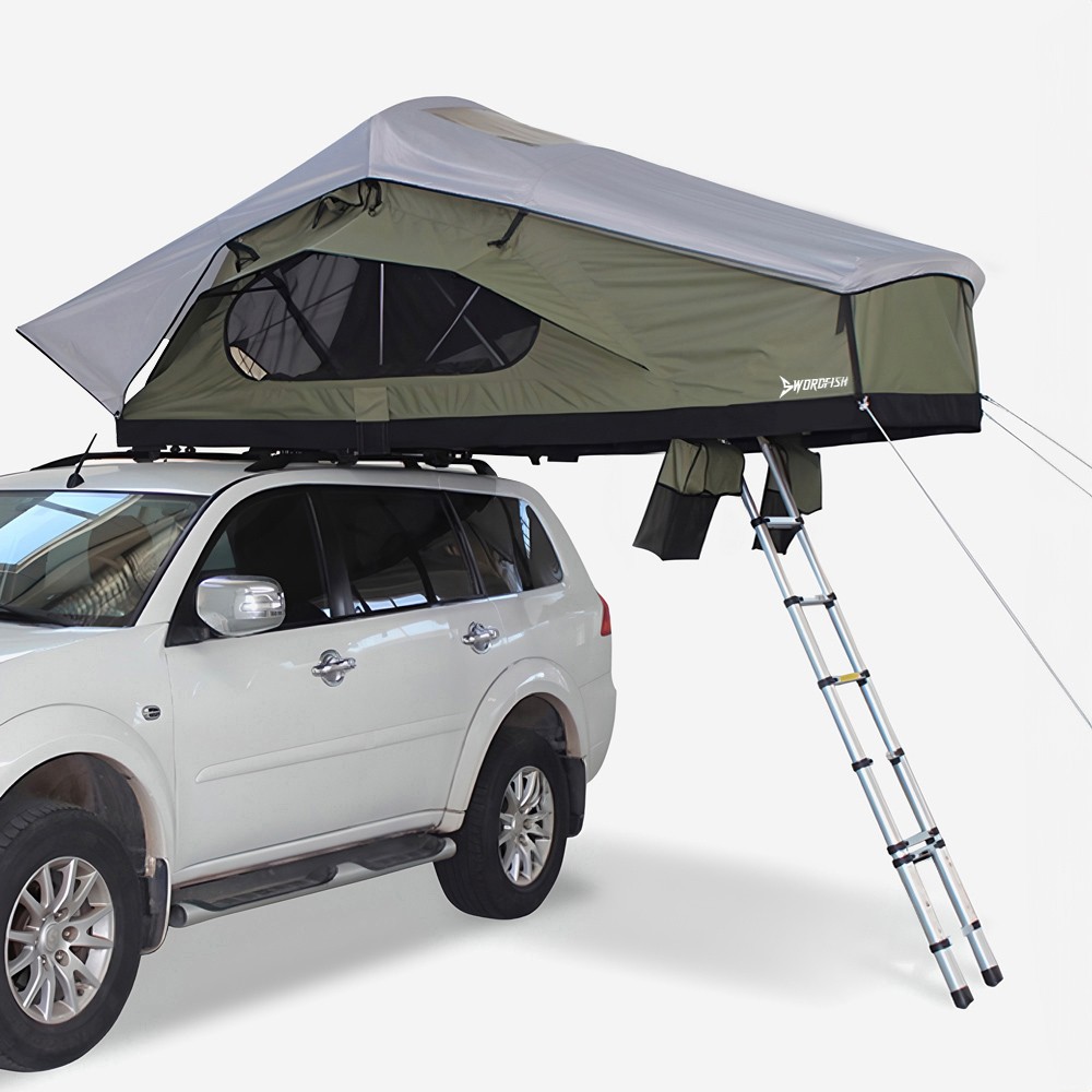 Dachzelt Auto Camping 140x240cm 2-3 Plätze Alaska M