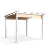 Pergola Garten Pavillon 3x3m aus Aluminium Firenze UV Moon Katalog