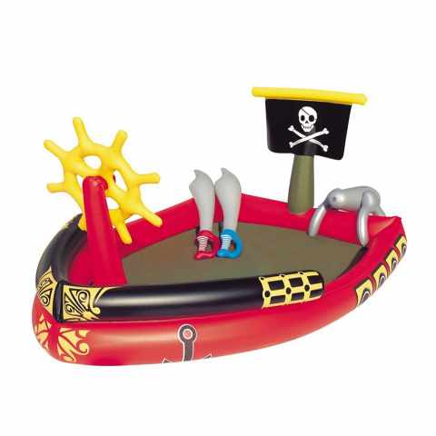Bestway 53041 Kinderbecken Schiff Der Piraten Aufblasbar Play Center Aktion