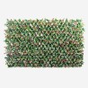 Künstliche Hecke 200x100cm Photinia Garten Spalier ausziehbar Ivoss Aktion