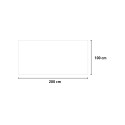 Künstliche Gartenpflanze Hecke 200x100cm ausziehbar Laurus Sales