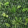 Künstliche Gartenpflanze Hecke 200x100cm ausziehbar Laurus Angebot