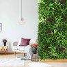 Künstliche Hecke 100x100cm realistische 3D-Pflanze Balkon Garten Briux Angebot
