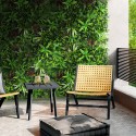 Künstliche Hecke 100x100cm realistische 3D-Pflanze Balkon Garten Briux Verkauf