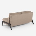 2-Sitzer Sofa Bett modernes Design Samt Stoff Wohnzimmer Bellamy Rabatte