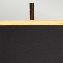 Tischleuchte schwarzer Lampenschirm elegant aus weißem Marmor Atlas Katalog