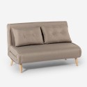 2-Sitzer Schlafsofa skandinavischer Stil aus Stoff Elettra Preis
