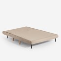 2-Sitzer Schlafsofa skandinavischer Stil aus Stoff Elettra 