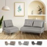 Skandinavisches 2-sitziges faltbares Stoffsofa Set Sienna Verkauf