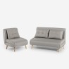 Skandinavisches 2-sitziges faltbares Stoffsofa Set Sienna Rabatte