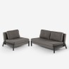 Faltbarer Sessel Schlafsofa 2-Sitzer aus Stoff Elysee Sales